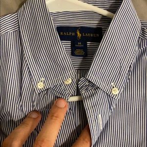 Button Down Shirt for Kids by Ralph Lauren size 14